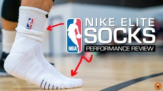 Nike NBA Elite Quick Crew Sock  Performance Review [upl. by Valda32]