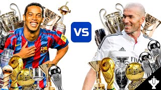 Ronaldinho VS Zidane Todos los trofeos oficiales All trophies [upl. by Sharyl]