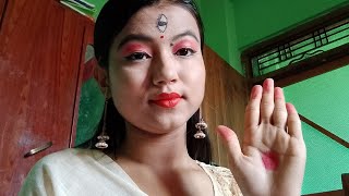 Devi make up look  Vlogs for Devi Makeup Sabi Eenasha [upl. by Garrity866]