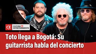 La banda Toto llega a Bogotá su guitarrista Steve Lukather habla del concierto  El Tiempo [upl. by Najar]