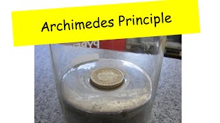 Archimedes Principle  A level Physics [upl. by Sral591]