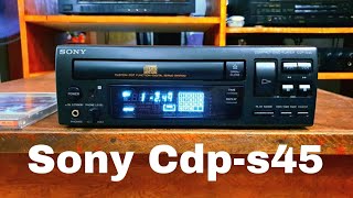 Sony CDP  S45 Mini Compact Disc Player Sound Test [upl. by Kenny]