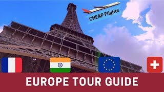 Europe Trip Planning in Hindi l CHEAP International Flight tickets l Schengen Visa [upl. by Drarehs]