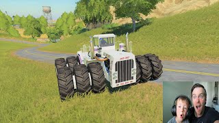 Is this the strongest tractor in Farming sim  FS19 hill climbing challenge  Tractors game [upl. by Lambard776]