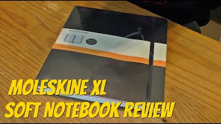 FBS Gear Moleskine XL Softcover Notebook Review [upl. by Fisoi984]