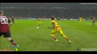 Montolivo skill vs XAVI 2013  Barcelona vs ac milan 11 [upl. by Bainbridge660]