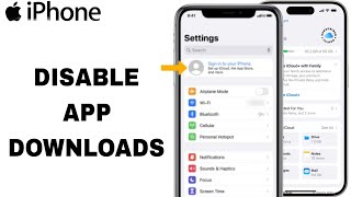 How To Disable App Downloads On iPhone Settings [upl. by Swift]