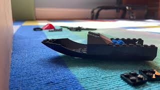 Lego Batboat stop motion [upl. by Balmuth]