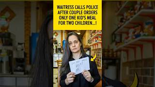 Waitress Calls Police After Couple Orders Only One Kids Meal for Two Children shorts childrescue [upl. by Eirelam904]