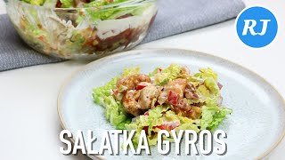 Gyros Recipe  Sałatka Gyros [upl. by Susana]