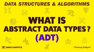 What is Abstract Data TypesADT in Data Structures   with Example [upl. by Ahseuqram]