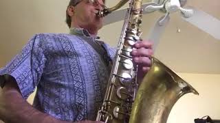 Blow test Martin Indiana Tenor Saxophone [upl. by Zoller]