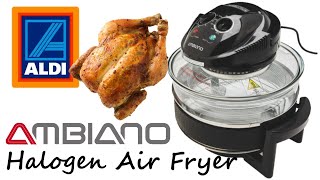 Aldi Specialbuys  Ambiano 17L Halogen Air Fryer  Now every day can feel like a Fryday [upl. by Dnomsaj312]