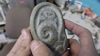 How to Make a Simple Rock Carving [upl. by Eldin]