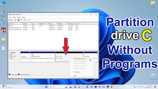 ✅How to Partition C Drive in Windows 1011 and Create D E Etc Drive \ Without Any Programs [upl. by Tarkany]