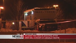 Shooting at Wallingfords Oakdale Theatre leaves two dead two hurt [upl. by Aitsirhc]