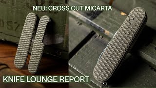 Cross Cut Micarta Griffschalen [upl. by Notsyrb104]