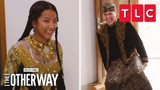 Meitalia and James Try On Traditional Wedding Clothes  90 Day Fiancé The Other Way  TLC [upl. by Zoilla382]