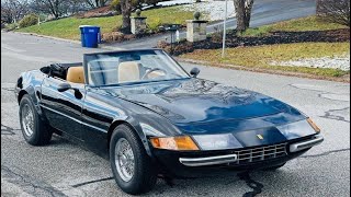 1972 FERRARI DAYTONA SPYDER 365 REPLICAVCC41V28 [upl. by Epoh220]