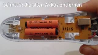 Akkutausch Philips QC5130 Batteriewechsel  Akku Reparatur deutsch [upl. by Elyn]