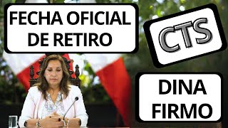 FECHA OFICIAL DE RETIRO DE CTS 2024  Preparate para tu cts ley aprobada [upl. by Range]