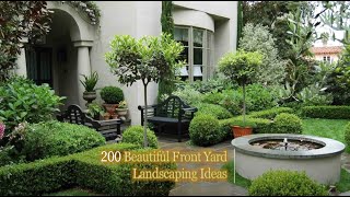 200 Beautiful Front Yard Garden Landscaping Ideas [upl. by Ivar]