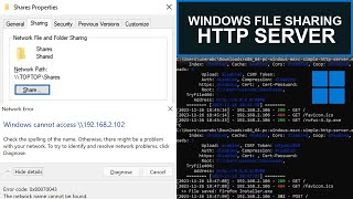 Windows File Sharing Alternative FAST  HTTP Server [upl. by Kciregor]