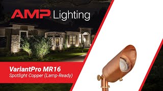 AMP® VariantPro MR16 Spotlight Copper LampReady [upl. by Lemrac]