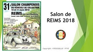 31° salon champenois du véhicule de collection  Reims 2018 [upl. by Singer713]