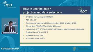 5 Scenario planning and climate adaptation for water  Conor Quinlan EPA [upl. by Marcille904]