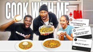 COOK NIGERIAN EGUSI SOUP WITH ME  QAthey rated it [upl. by Isnyl679]