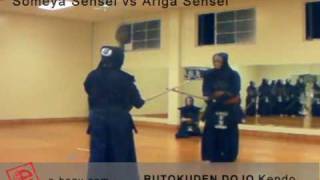 Kendo Keiko of Someya Sensei vs Ariga Sensei [upl. by Adnima]