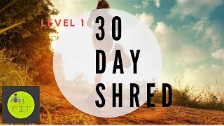 30 Day Shred Level 1 [upl. by Aedni]