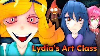 ROBLOX  Lydia’s Art Class  ALL ENDINGS  Full Walkthrough [upl. by Shult]