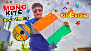 Mono Kite Manja Testing How To Fly Kite Flying 2024 Makar Sankranti Uttarayan Basant Lohri Patang [upl. by Adivad]