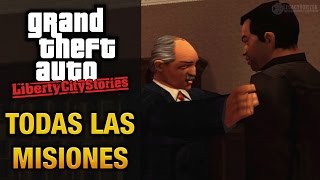 GTA Liberty City Stories  Todas las misiones Juego completoPelícula [upl. by Terb295]