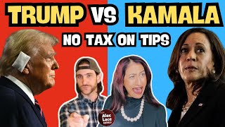 DONALD TRUMP and KAMALA HARRIS DEBATE  No Tax On Tips  Shawn Farash amp Estee Palti  Alec Lace [upl. by Nolat]