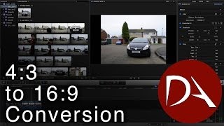 FCPX Tutorial  Convert 43 to 169  SD to HD [upl. by Jedidiah]