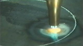 Cutting with oxy acetylene torch [upl. by Larkin]