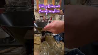 Filling Cabernet Sauvignon Jam mtsthelenavineyards [upl. by Ambie]