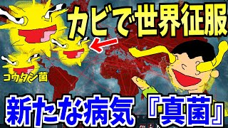 感染すると全身に黄色いカビが生える『コウタン菌』を使って世界征服を達成する【Plague Inc】 [upl. by Eylk906]