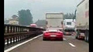 F430 seen on Italian Autostrada [upl. by Nared]