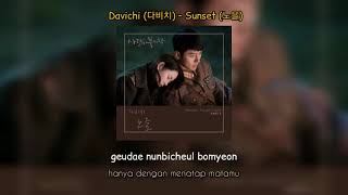 Davichi – Sunset 노을 CLoY OST Part 3 Lyrics Terjemahan Indo [upl. by Bradney]