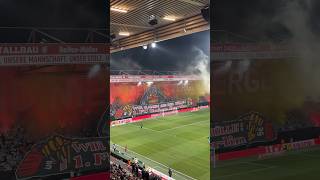 UNION BERLIN mit PYROSHOW FC Union Berlin  SC Freiburg FCUSCF Union UnionBerlin SCFreiburg [upl. by Nashner565]