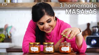 3 Homemade Masala I Garam Masala I Pav Bhaji Masala I Sabji Masala I Pankaj Bhadouria [upl. by Andreana353]