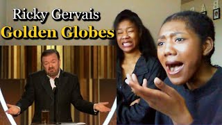 Ricky Gervais Monologue 2020 Golden Globes Reaction  Katherine Jaymes [upl. by Avevoneg]