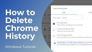 How to Delete Google Chrome History  Full Tutorial [upl. by Azelea]