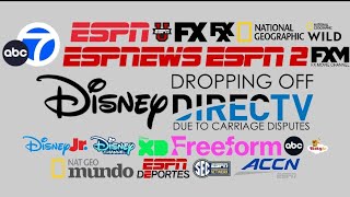 Disney dropping off DirecTV due to Carriage Disputes 09022024 [upl. by Mezoff]