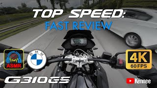 BMW G310GS  Should It Be On Your Radar  Top Speed  A Fast Review 4K [upl. by Limhaj824]