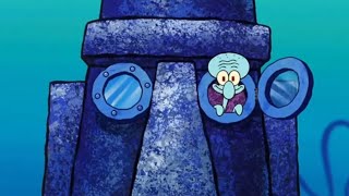 Squidward’s happiest moments  every time SpongeBob leaves compilation 🧽 [upl. by Merriam]